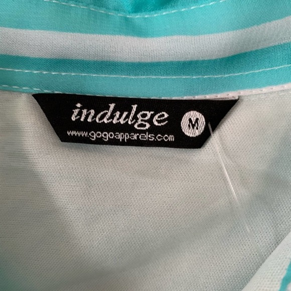 Indulge Teal dress Size Large - Picture 3 of 9